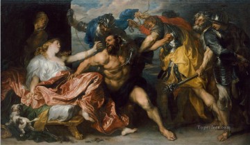 100 Great Art Painting - Anthonis van Dyck Samson and Delilah